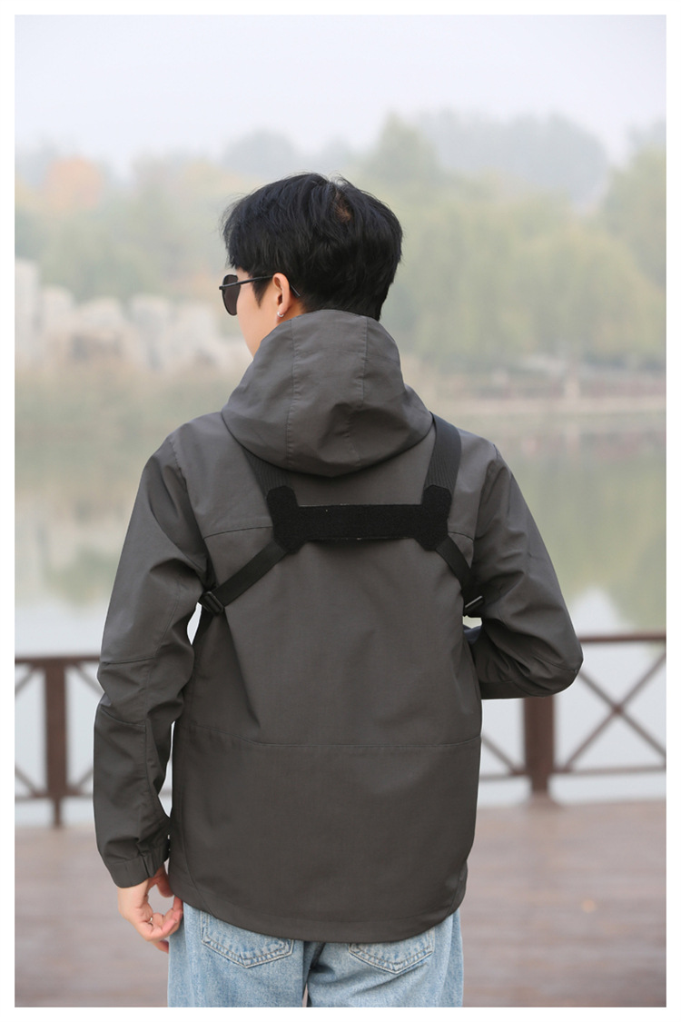 Luya bag ny taktisk brystveske menns brystveske kamuflasje midjeveske multifunksjonell utendørs ridesportsvest hengende veske_voghion.com