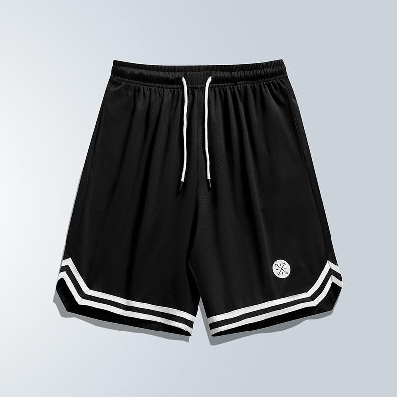 Summer loose casual shorts men's cropped pants thin breathable quick-drying cropped pants outdoor shorts beach pants