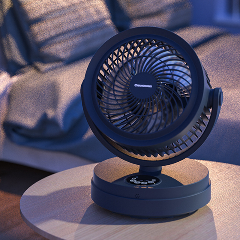 Air circulation fan turbine convection remote control timing desktop electric fan household desktop shaking head energy saving low noise energy saving