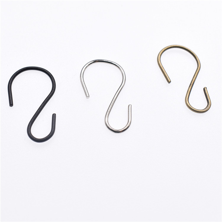 Cross-border Iron Hook small size Solid S-hook Multifunctional S-hook Hardware Hook Steel Wire Hook Metal S-hook