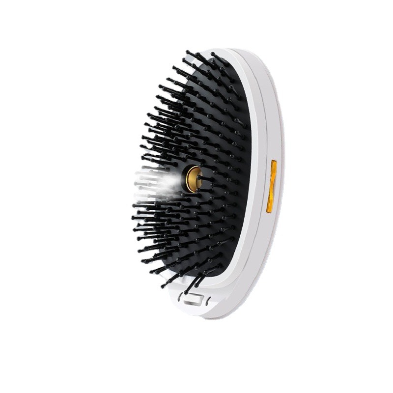 Factory Direct electric sound wave vibration magnetic massage comb portable steam spray ion hair comb anti-static