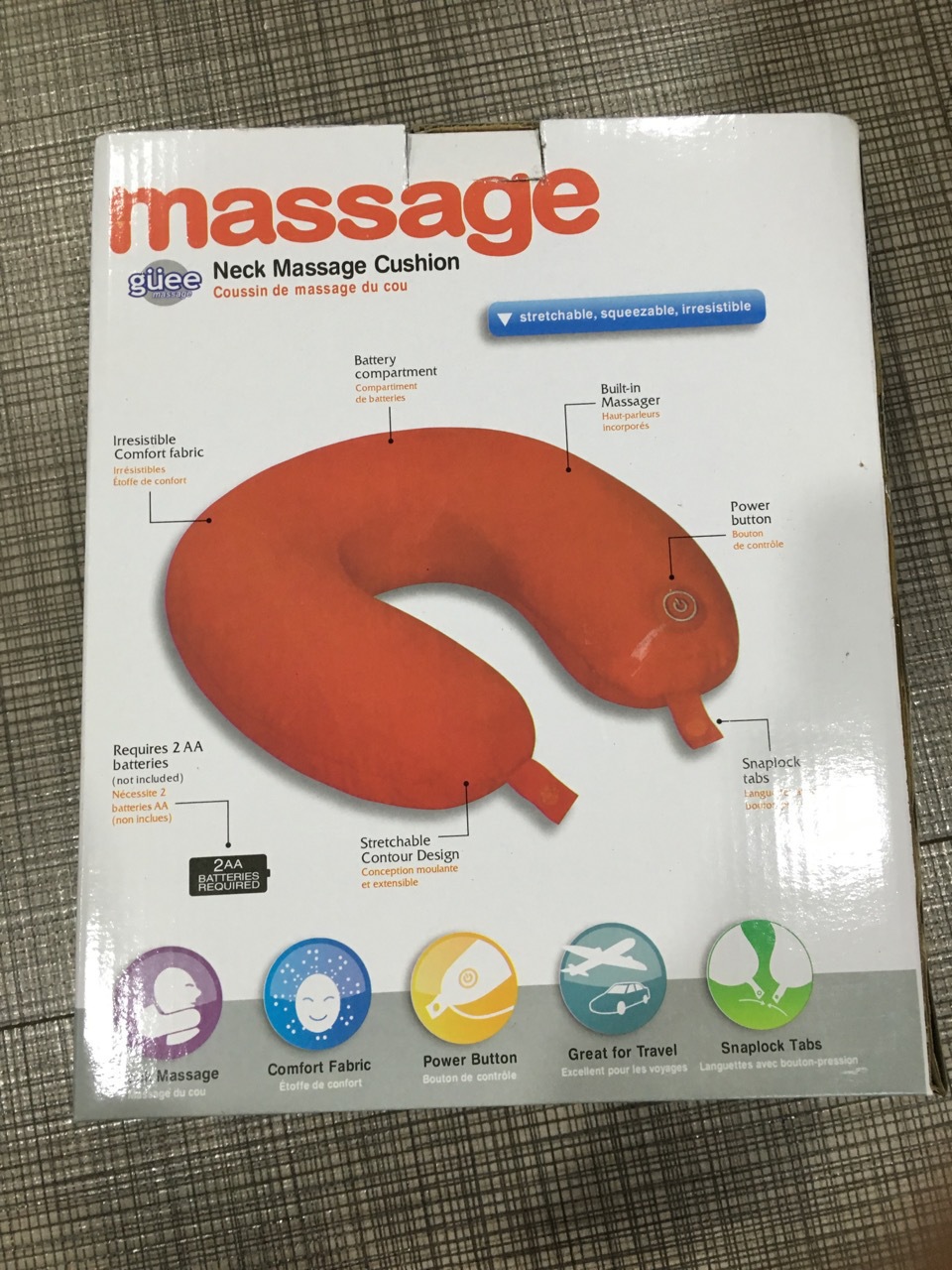 massage Home Office U-shaped Neck massage Pillow Lunch Rest Electric Cervical Spine massage Pillow