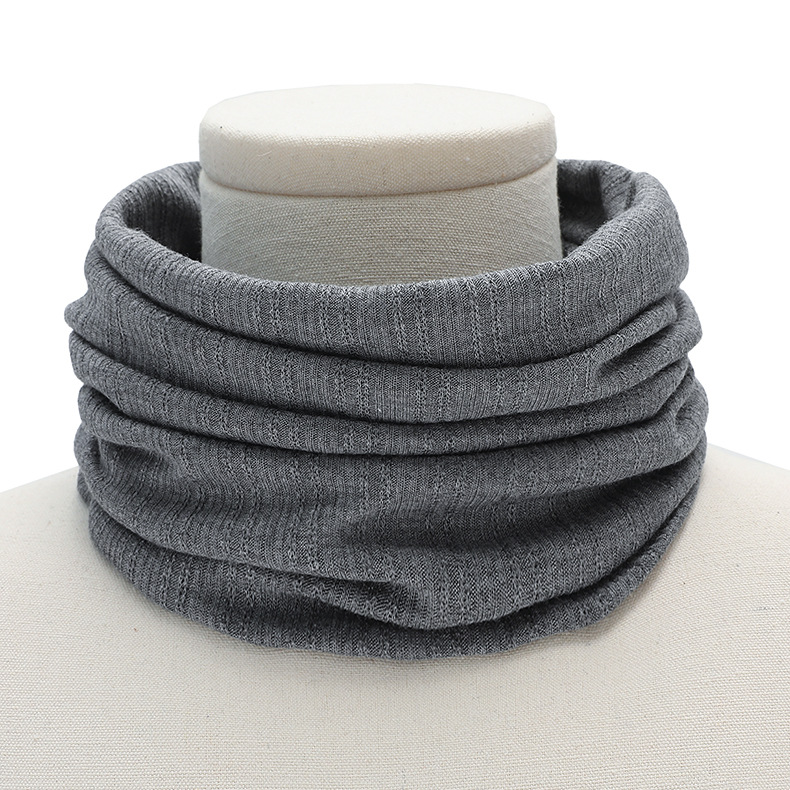 Spring and Autumn New Solid Color Scarf Outdoor Men's and Women's Breathable Pullover Collar Foldable Thin Air Conditioning Collar