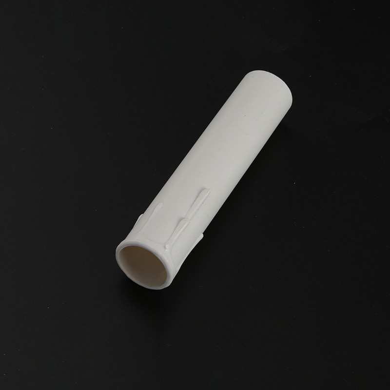Factory wholesale plastic candle tube strictly selected PP material Milky White tear candle chandelier accessories tear tube in stock