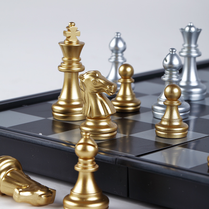 携帯型折り畳み学生児童教育磁気将棋趣味玩具屋外ゲーム将棋logoチェス|undefined