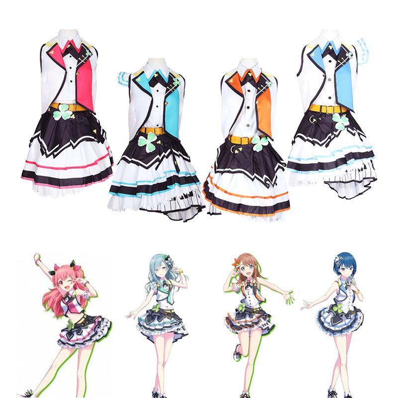 World Plan Cosplay PJSK MORE MOREJUMP Takaya Kinoshita and Aeri Kosplay Women's Costume