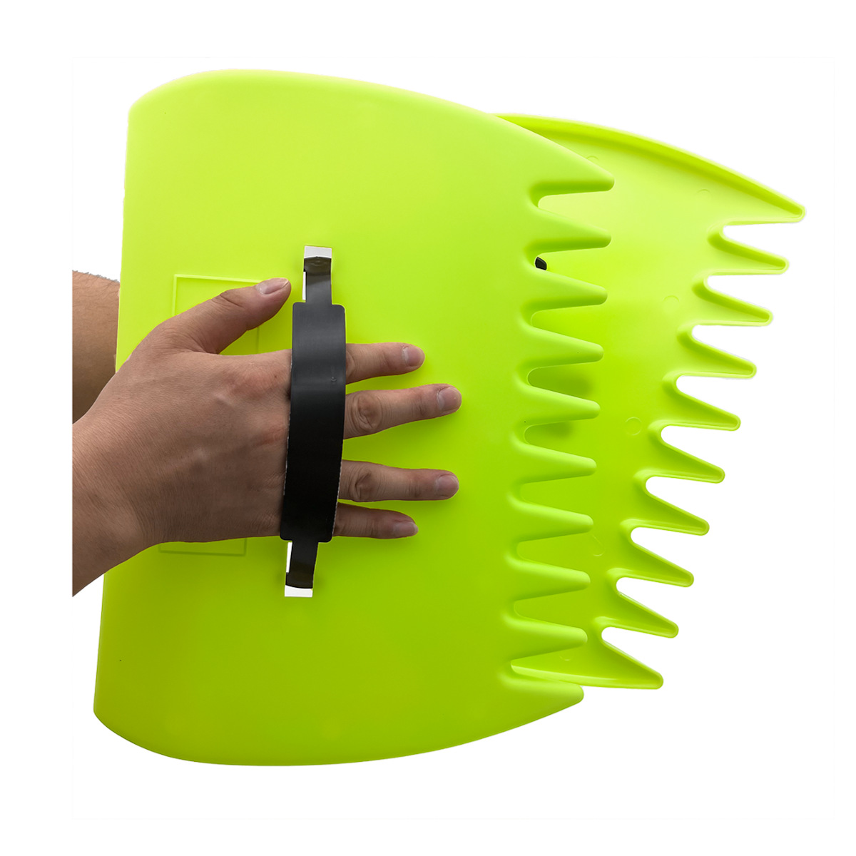 Foreign trade outdoor deciduous leaf clip gardening plastic rake collection deciduous leaf collection rake for garden use garden tools