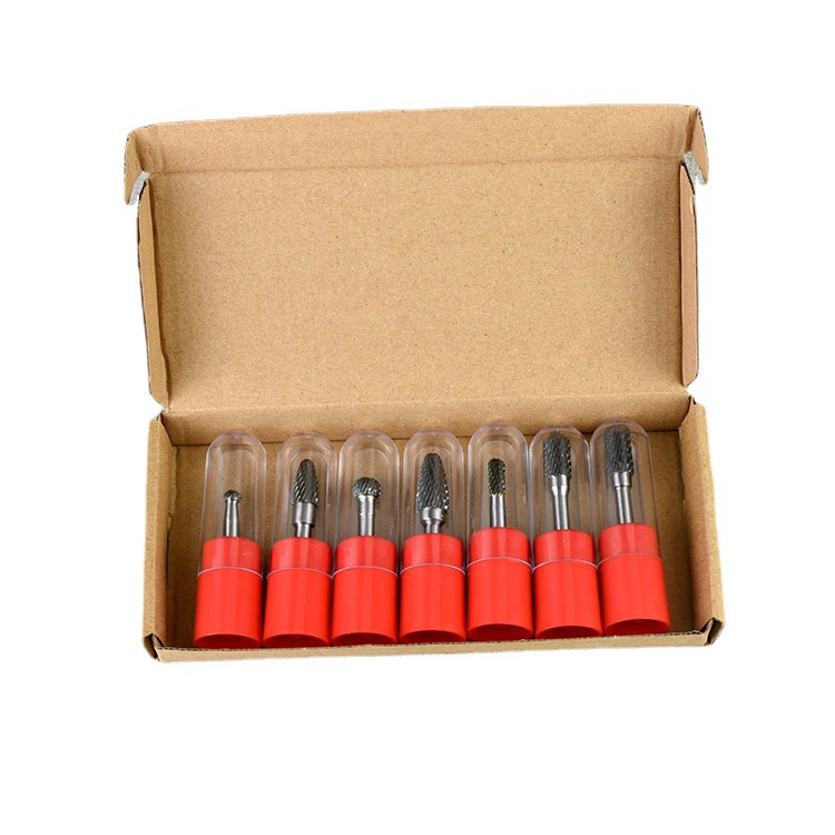 Manufacturers supply tungsten steel rotary file 8-piece rotary file wooden handicraft carving knife