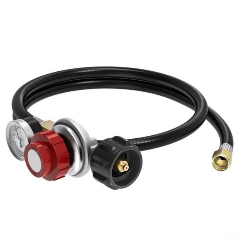 Cross-border 4FT propane transfer pipe QCC interface connection gas cylinder transfer head gas pipe propane hose adapter