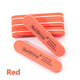 NailShine-9 * 2 straight round sponge file-Red