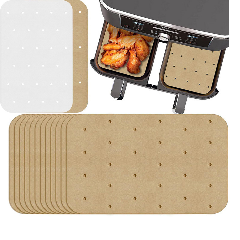 Baking paper Air Fryer pad paper baking silicone oil paper oil-absorbing paper Air Fryer special paper cross-border household paper holder