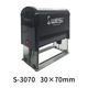 Wan Xi WES-30 * 70MM rectangle (including blank printing table)