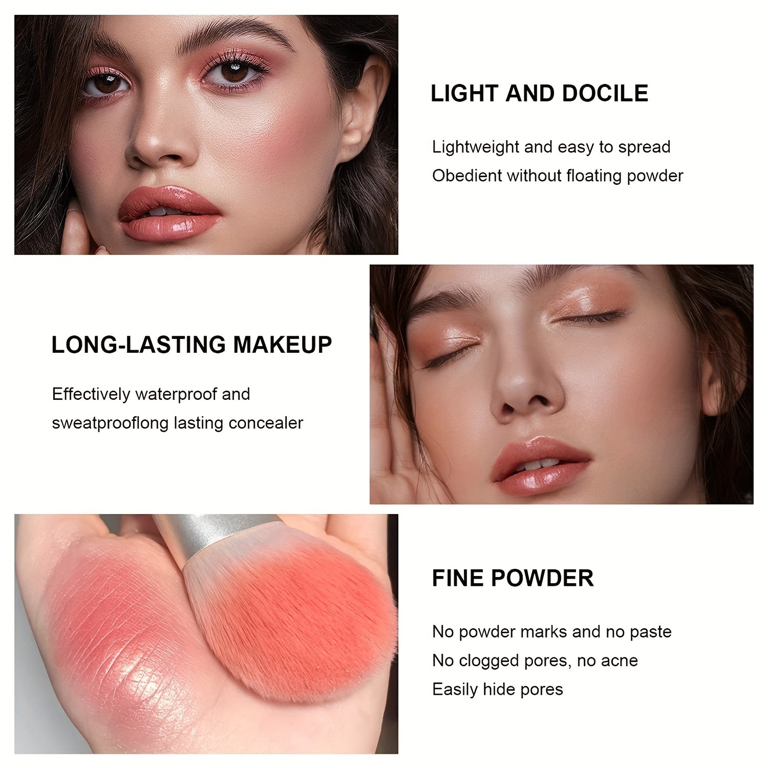 Cross Border TEMU Amazon Explosions 12 Color Blush Plate Matte Pearlescent High Gloss Multicolor Rouge Cream Plate Concealer Plate