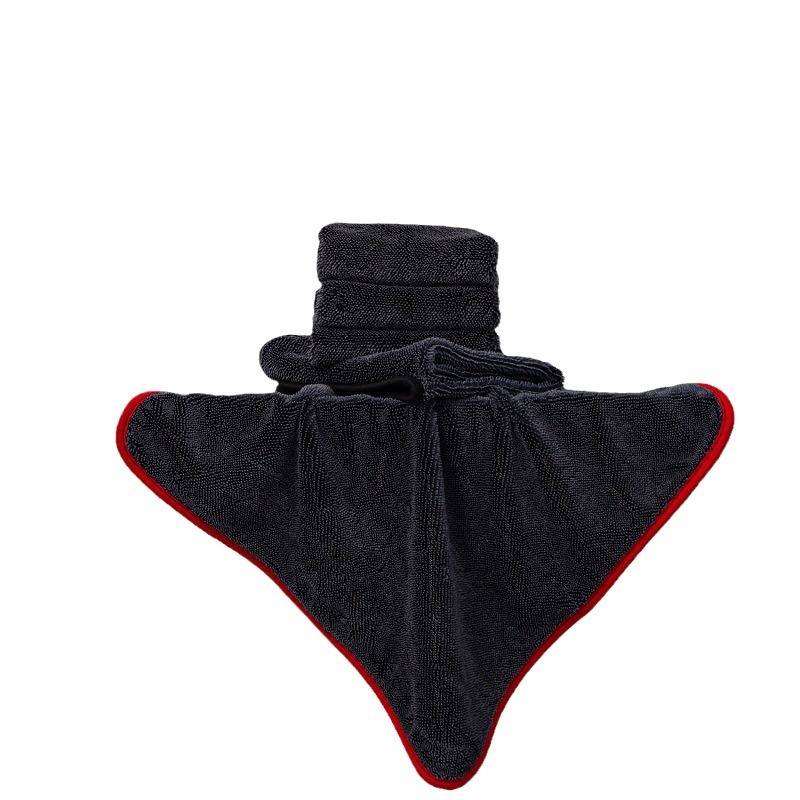 Cross-border Twisted Small Braid Water Collection Towel Car Washing Strong Water Absorption Thickened Hair-free Cleaning Rag Car Wipe
