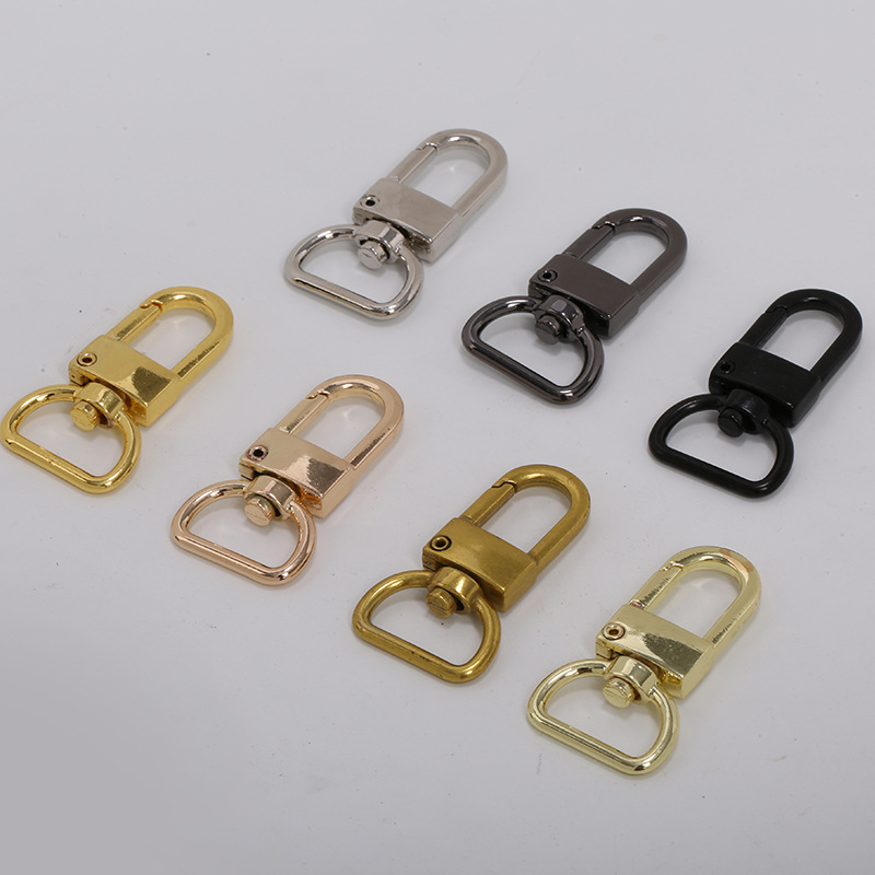 Spot wholesale luggage handbag hardware accessories excellent alloy 3# door buckle key buckle hook buckle color multi-specification full