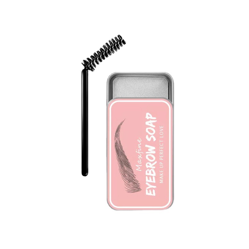 Cross-border MAXFINE eyebrow cream wholesale eyebrow setting soap plastic transparent and refreshing lasting natural explosion dyeing