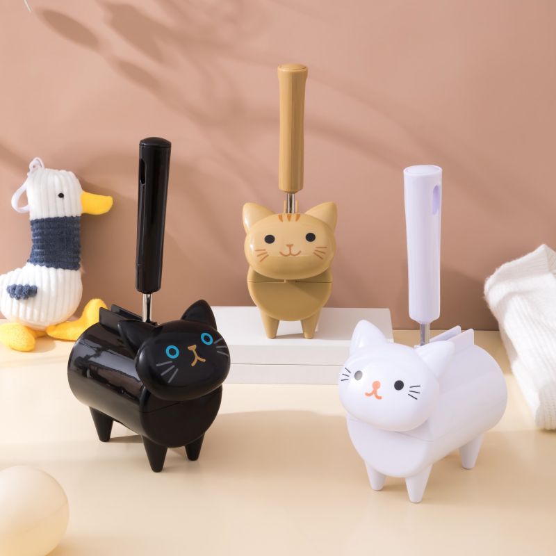 粘着毛器の漫画のローラーは日本の携帯用の粘着紙のペットの粘着毛の猫の除毛器を引き裂くことができます。|undefined