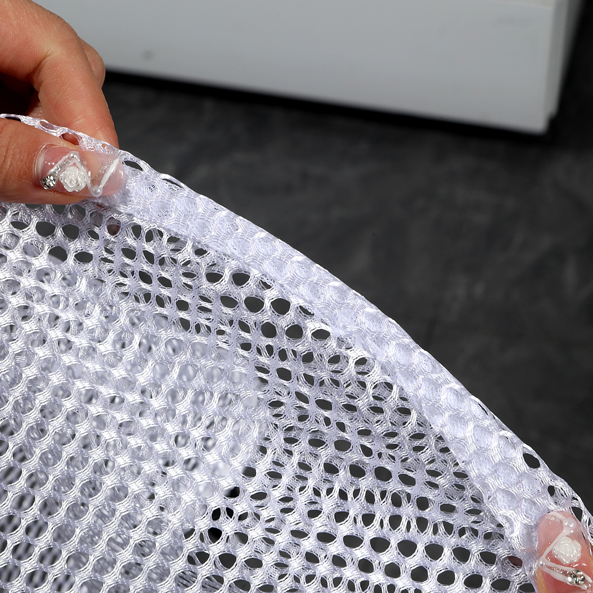 Thickened Polyester Drawstring Laundry Bag Wholesale Drawstring Household Wash Protection Bundle Tether Washing Machine Special Bundle Mesh Bag