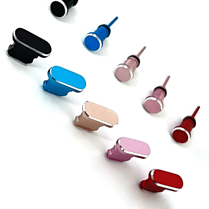 Factory direct mobile phone dust plug for iPhone13Promax Apple USB charging port metal dust