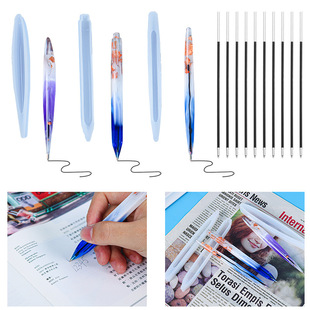 Elian diy epoxy mold 3 ballpoint pen silicone mold making epoxy mold resin mold
