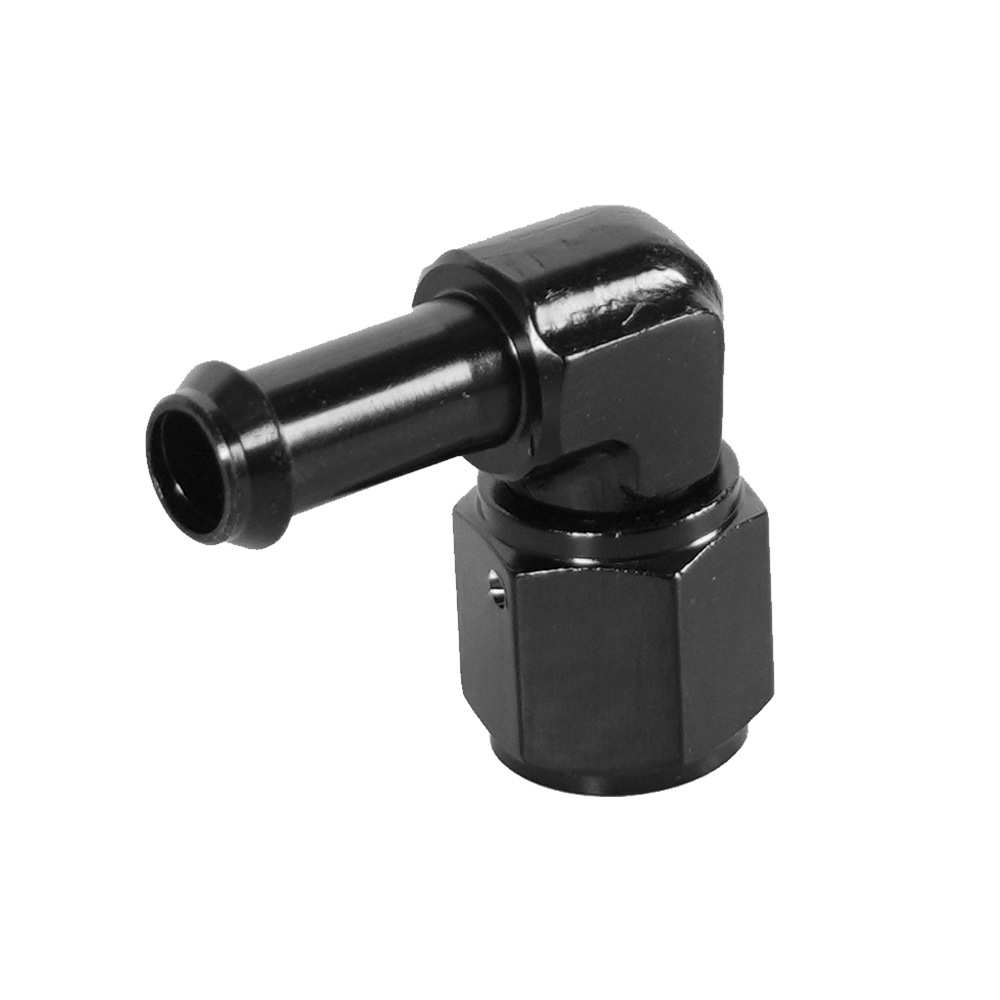 Car modification 90 ° rotating aluminum oil Cold joint adapter AN6 female internal thread new PTFE hose joint