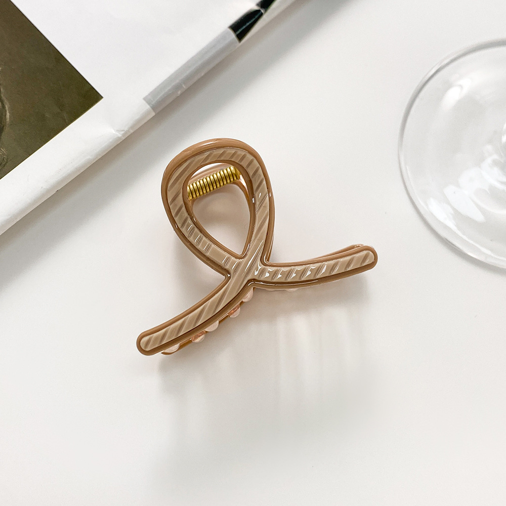 Corea del Sud clip a strisce forcina per capelli per bambini semplici accessori per capelli di alta qualità semi-cravatta forcina di piccole dimensioni commercio estero vendita calda_voghion.com