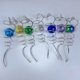 In stock wholesale Crystal spinner pendant home wind chimes wind turn phoenix tail ornaments spiral ball pineapple ball hanging ornaments
