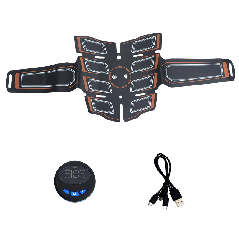 Factory abdominal thin leg equipment lazy abdominal muscle paste intelligent EMS abdominal massage paste muscle training instrument pulse massage paste muscle training instrument