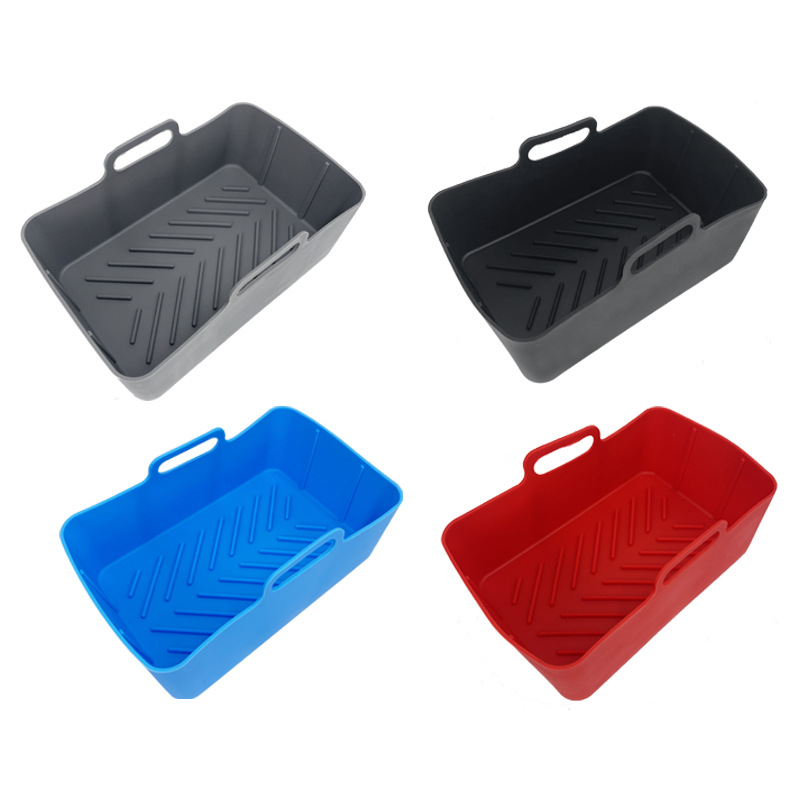 Air fryer silicone baking tray liner silicone baking pad baking tray ninja air fryer silicone baking tray