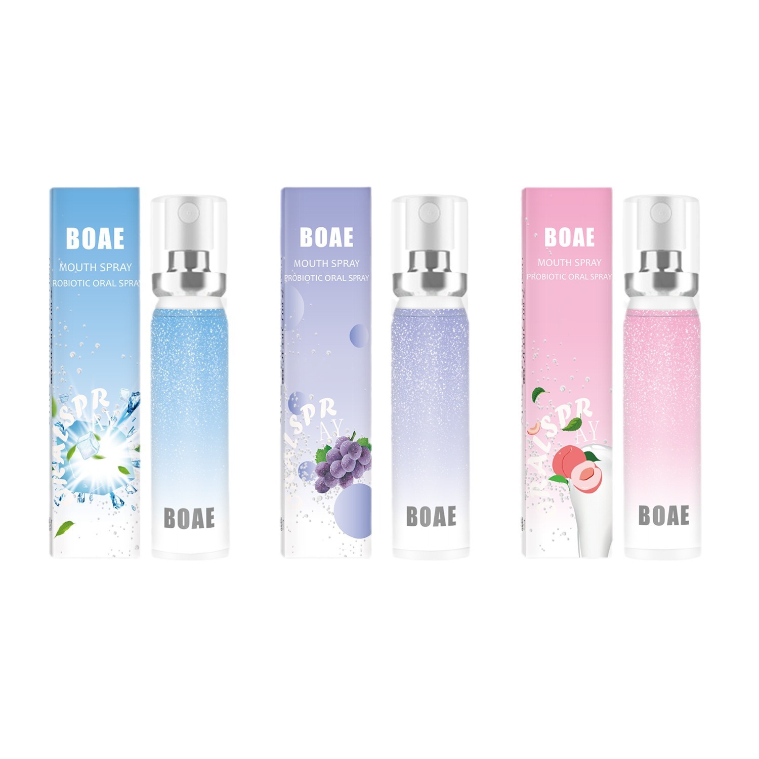 Authentic Star Fresh Fruit Breath Refreshing Spray Mouth Spray Pure Flavor Portable Mouth Spray Freshener