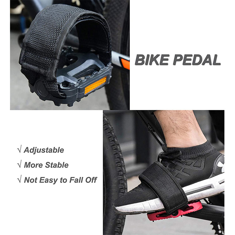 Wholesale outdoor cycling pedal foot covers, dead flying bicycle pedals, fixed foot straps, foot pedals, dog mouth and foot covers