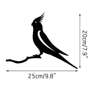 Cross-border independent station iron tree plug-in pendant decoration hummingbird parrot love bird beautiful scenery factory spot