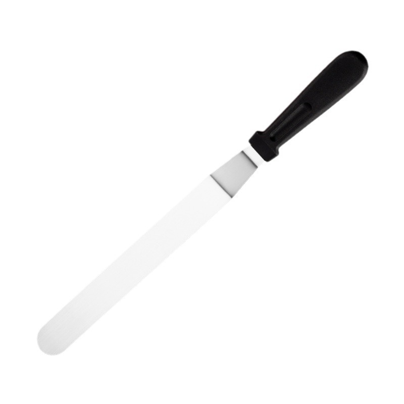 Cake spatula stainless steel scraper cream decorating spatula straight curved baking tool 681012-inch in stock