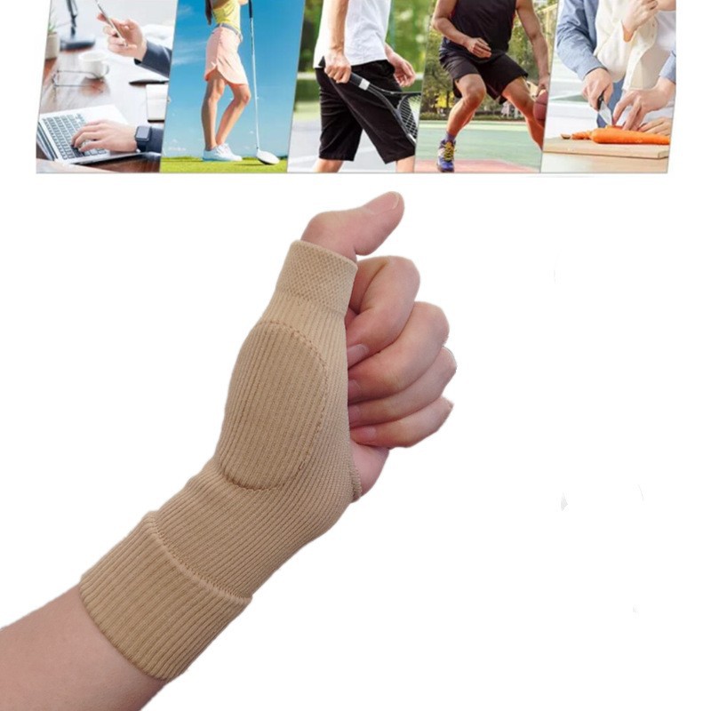 Wrist Breathable Sweat Absorbing Pressure Gloves Wrist Support Training Blue Ball Fitness Breathable Sweat Absorbing