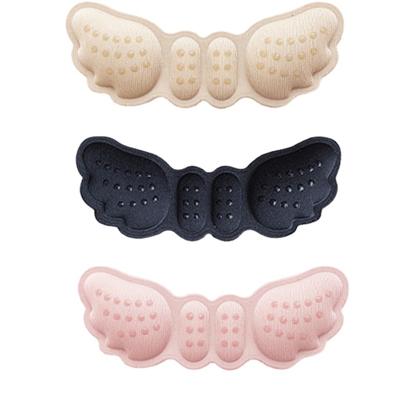 Wings Dispensing Heel Sticker Invisible Sponge 4D Heel Foot Sticker Non-slip Anti-wear Foot Sticker High-heeled Shoe Sticker