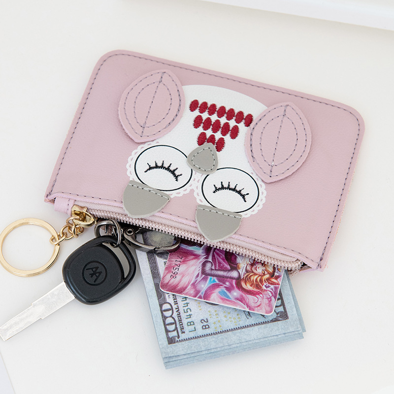 Coin Purse Women's Small Mini Simple Cute Thin Multi-function Large Capacity Zipper Coin Bag Key Small Wallet