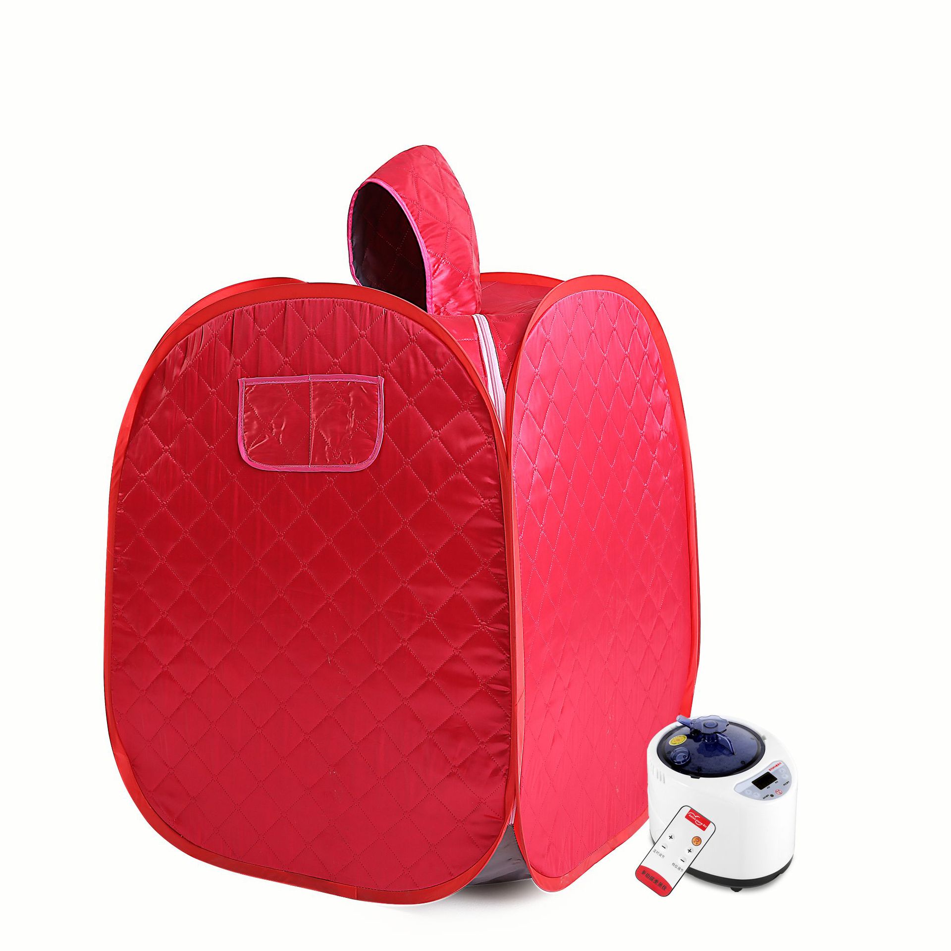 Folding Sauna Sweat Steam Box Household Portable Sauna Box Steam Red Single Family Full Moon Sweat Steam Room