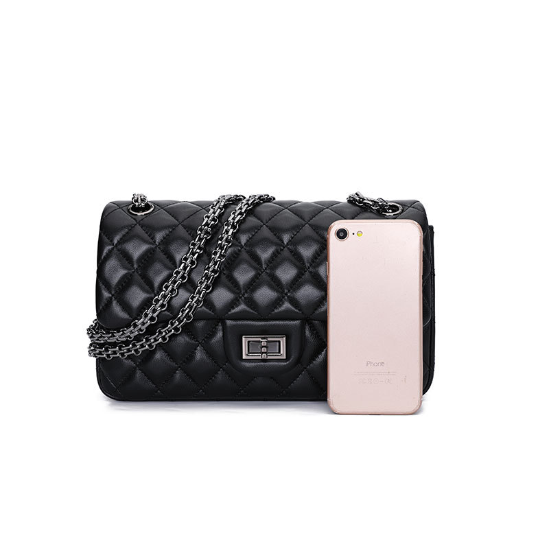 Lingge Chain Bag 2023 New Leather Women's Bag Fashion Chanel Style Sheepskin Women's Shoulder Bag