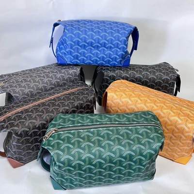 New in Stock Dog Teeth Cosmetic Bag Korean Style All-match Wash Bag Men's and Women's Multi-color Travel Storage Bag Clutch Bag Cross-Border