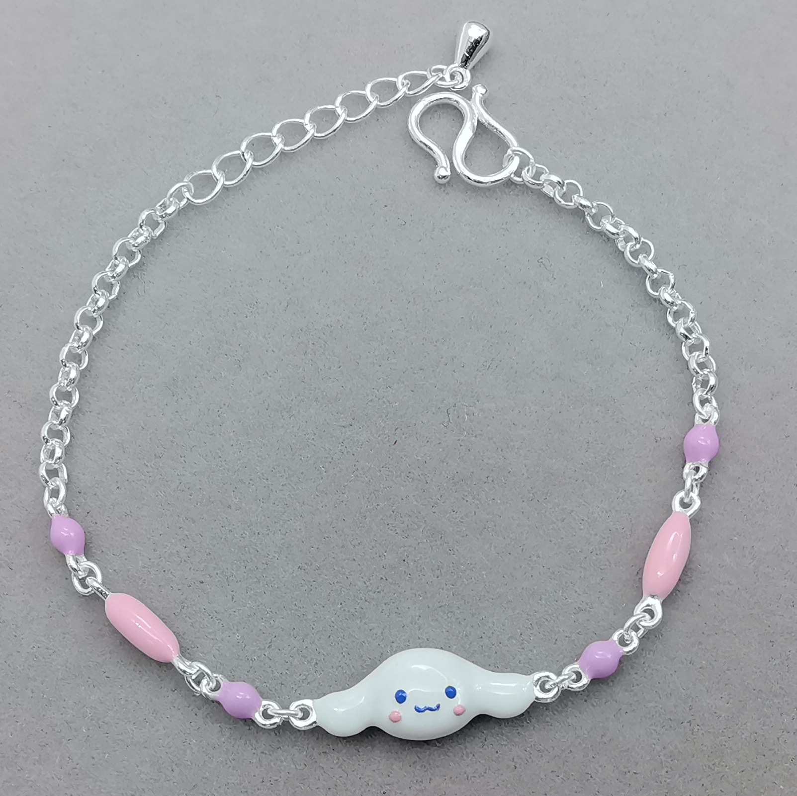 S925 sterling silver new cartoon Sanrio bracelet niche design baby bracelet silver jewelry cross-border factory direct sales