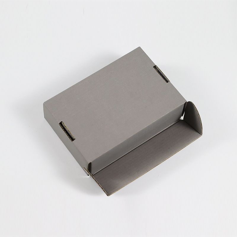 Gray flying machine box spot printing logo tempered film Paper Box clothing express packaging box flying machine Box Wholesale