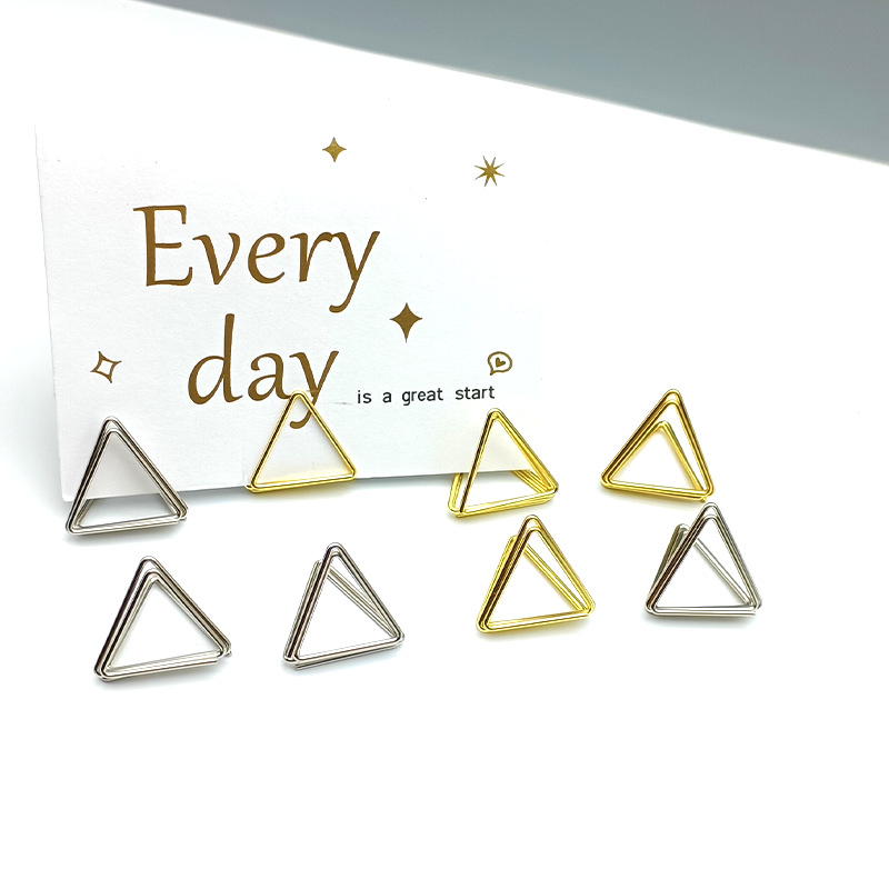 Triangle business card holder double love business card holder cartoon note holder shape business card holder factory creative note holder