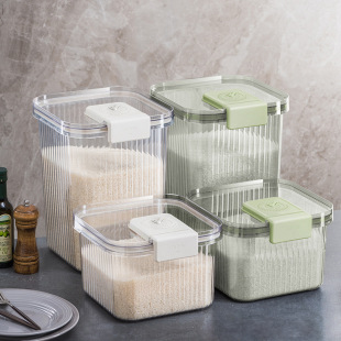 Pinji design rice bucket household insect-proof moisture-proof rice noodle storage container with pointer sealed rice box rice storage box