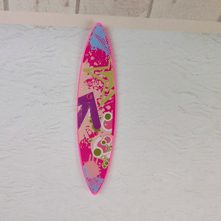Bobby Doll Toy Accessories Large Skateboard Water Skate Surfboard Changeable Sticker 18cm