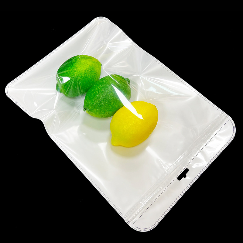 White Plastic Bag Spot Translucent White Pearlescent Bag Mobile Phone Shell Data Line Packaging Bag Jewelry Self-sealing Pocket