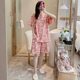 Pajamas Women's Summer Short-sleeved New 2025 plus size Thin Cute Shorts Loose Outwear suit