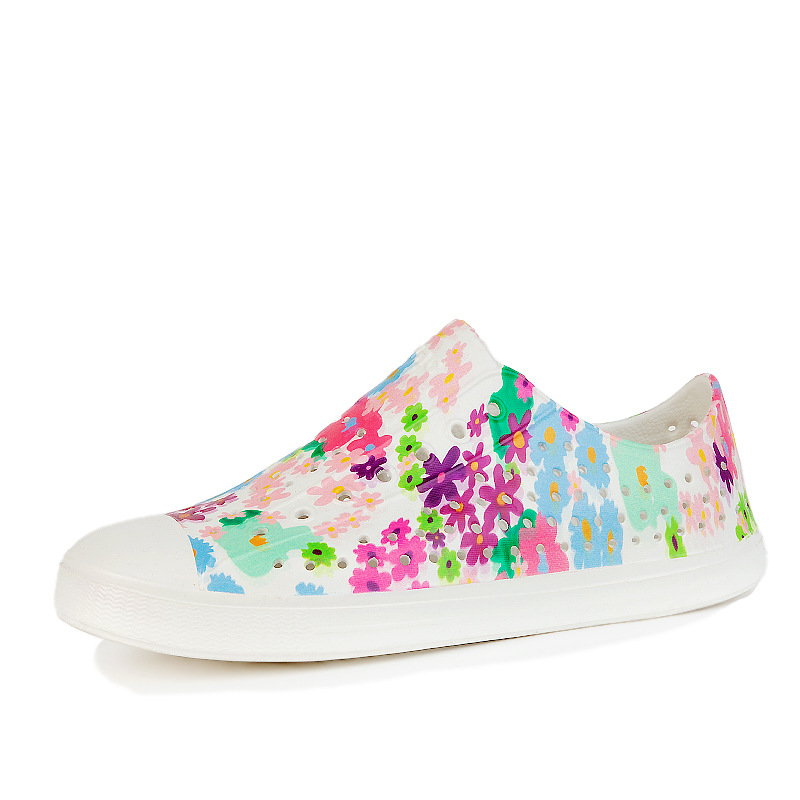 2024 New LUCHI TEMU Hole Shoes Men's Spray Beach Shoes Men's and Women's Casual Shoes Couple's Baotou Breathable
