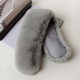 Imitation Rex Rabbit Fur Collar Wholesale Garment Accessories Artificial Faux Fur Pike Crewneck Square Collar Hat Strip Fur Collar