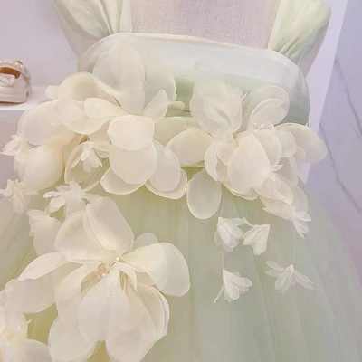 Three-dimensional organza lace diy hanging three-dimensional flower handmade flower fashion children's clothing wedding dress accessories decorative flower