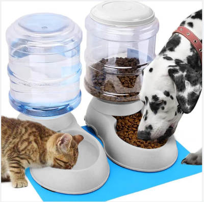 Pet Water Feeder Dog Feeder Drinking Kettle Large Capacity Drinking Water Device Automatic Water Storage Dog Basin Dog Bowl Food utensils